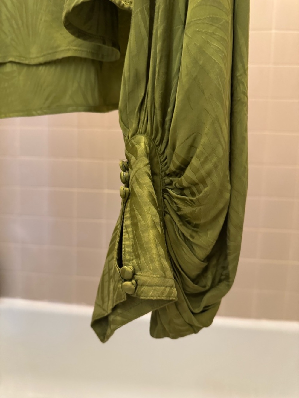 🌴 Women’s Rat & Boa Cypress Green Harlequin Dress 🌴 - Picture 12 of 13